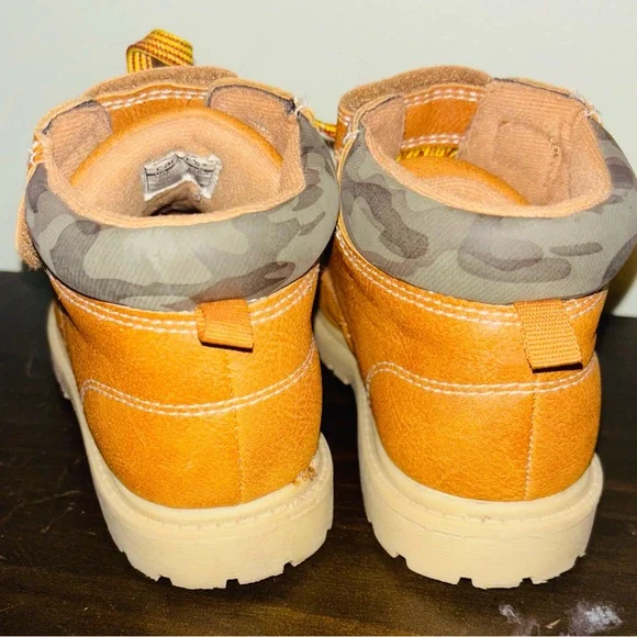 Kids Tan Boots - Picture 3 of 7
